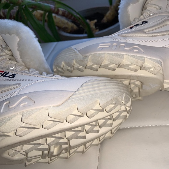 Fila Disruptor Shearling Boots Womens US 8.5 - Picture 10 of 12
